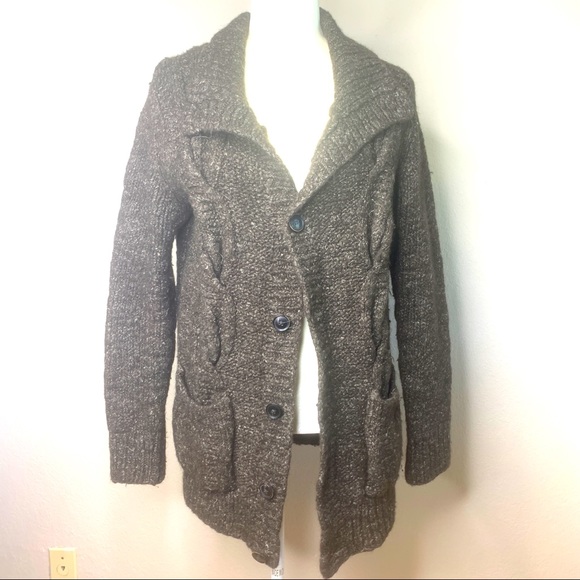 All Saints Spitalfields hand knit wool cardigan - Picture 1 of 8